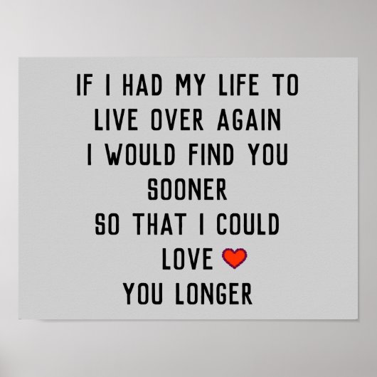 Als ik mijn leven had poster (Voorkant)