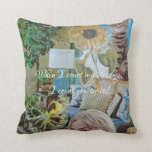 Als ik mijn zegeningen tel, tel ik je twee keer!