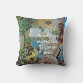 Als ik mijn zegeningen tel, tel ik je twee keer! kussen
