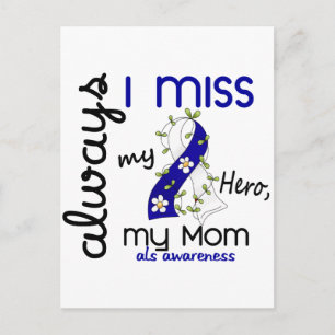 ALS Ik mis altijd mijn moeder 3 Briefkaart