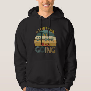 Als ik m'n Dachshund niet kan meenemen, ga ik niet Hoodie