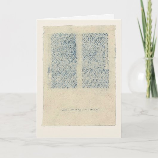 Als ik naar je kijk, zie ik mij. kaart (Voorkant)