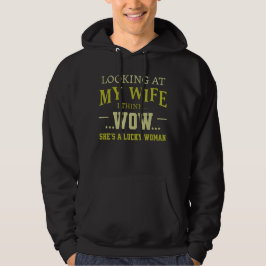 Als ik naar mijn vrouw kijk, denk ik dat ze een ge hoodie