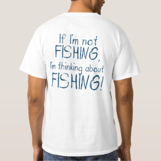 Als ik niet aan het vissen ben - Grappig T-shirt v