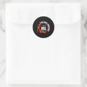 Als ik niet Drink ben heb ik MS Multiple Sclerosis Ronde Sticker (Tas)