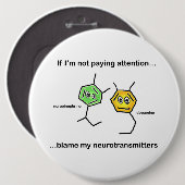 Als ik niet oplet... ronde button 6,0 cm (Voorkant /achterkant)