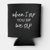 Als ik nip, nip jij, nippen we blikjeskoeler (Voorkant)