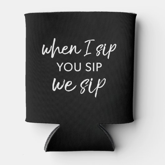 Als ik nip, nip jij, nippen we blikjeskoeler (Voorkant)