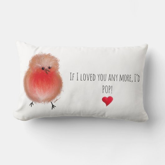Als ik nog meer van je hield, zou ik een schattige kussen (Voorkant)