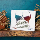 Als ik ooit vermist ben... leuk gezegde cadeautjes fotoplaat (Zijkant)