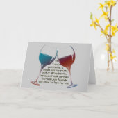 Als ik ooit vermist ben... leuk gezegde cadeautjes kaart (Gele Bloem)