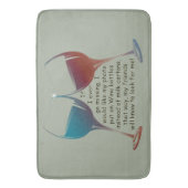 Als ik ooit vermist word, leuk gezegde Bath Mat (Voorkant Verticaal)