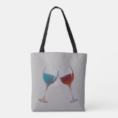 Als ik ooit vermist word, leuk gezegde Canvas tas (Achterkant)