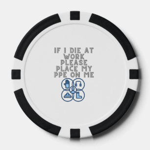 Als ik op het werk sterf, plaats dan mijn PBM op m Poker Chips