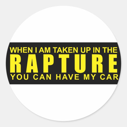 Als ik opgenomen word in de opname... ronde sticker (Voorkant)