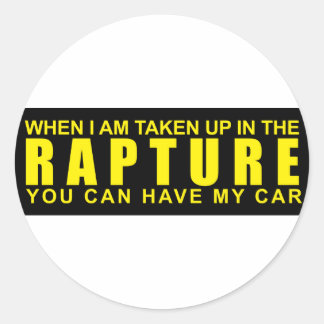 Als ik opgenomen word in de opname... ronde sticker