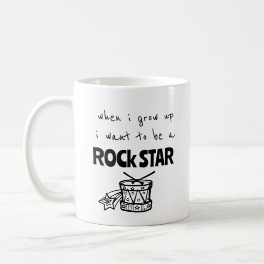 Als Ik Opgroei Rockster Koffiemok (Links)