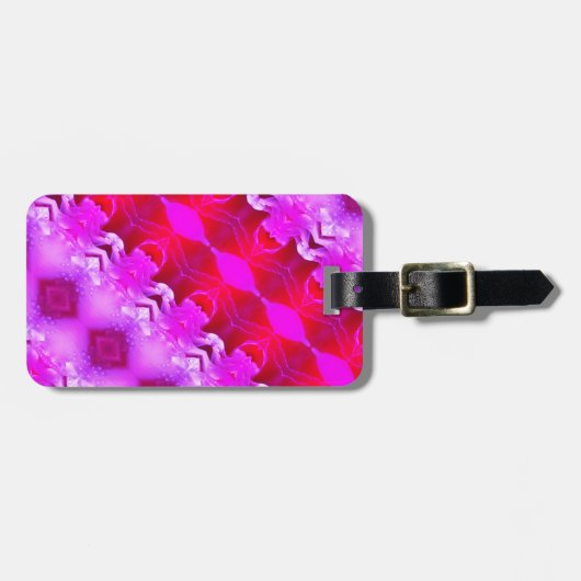 Als ik oud ben, zal ik ook Paars draag zijn Bagagelabel (Voorkant horizontaal)