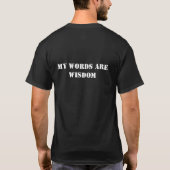 Als ik praat, moet je notities maken. t-shirt (Achterkant)