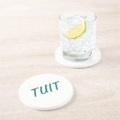 Als ik "Raar er aan" Zandsteen Onderzetter (Zijkant)