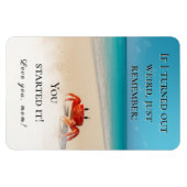 "Als ik raar uitpakte" - Funny Mom Magnet Magneet (Horizontaal)