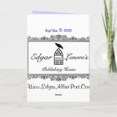 Als ik Schoonheid in een Glas… Kaart (Achterkant)