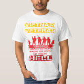 Als ik sterf, ga ik naar de hemel - Vietnam Vetera T-shirt (Voorkant)