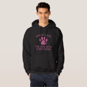Als ik sterf, krijgt de hond alles hoodie (Voorkant volledig)