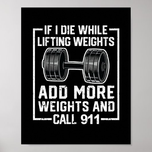 Als ik sterf, zal het gewicht nog hoger zijn poster (Voorkant)