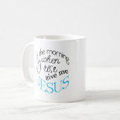 Als ik stijf geef ik Jezus Koffee Mok (Voorkant links)