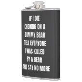 Als ik stik op een gummy beer, vertel het iedereen heupfles (Links)