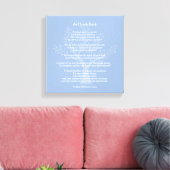 Als ik terugkijk, canvas afdruk (Insitu (Woonkamer))