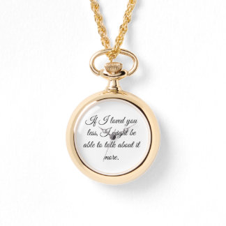 "Als ik van je hield" Emma quote horloge
