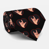 ALS IK VAN JE hou, STROPDAS TAAL ONDERTEKENEN (Opgerold)