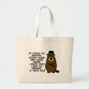 Als ik vandaag keer op keer moet herhalen grote tote bag