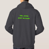 Als ik vandaag niet win... hoodie (Achterkant)