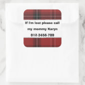 Als ik verdwaalde Stickers ben (Tas)