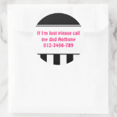 Als ik verdwaalde Stickers ben (Tas)