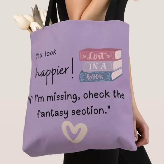 "Als ik vermist ben, controleer dan de fantasy-sec Tote Bag