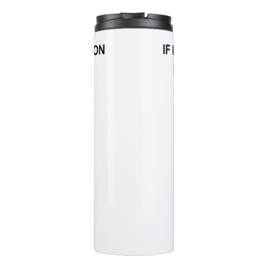 Als ik vertaal ben, geef dan mijn RNA de schuld Thermosbeker (Achterkant)