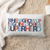 Als ik volwassen word... SUPERHERO Kussen (Deken)