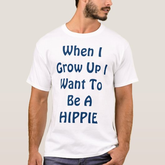 Als ik volwassen word t-shirt (Voorkant)