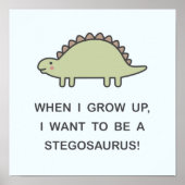 Als ik volwassen word, wil ik een sukkelaar worden poster (Voorkant)