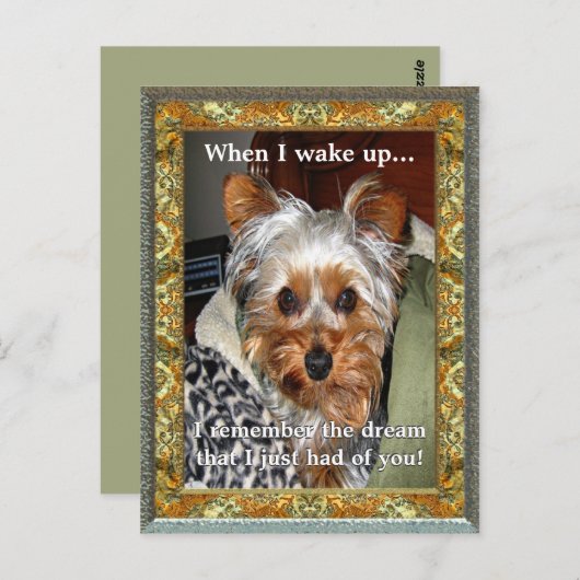 Als ik wakker word Briefkaart (Voorkant / Achterkant)