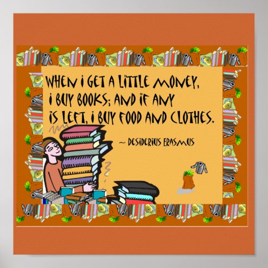 Als ik wat geld krijg poster (Voorkant)