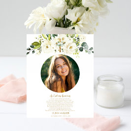 Als ik zit in de hemel Foto Begrafenis Welkomstbor Foto Afdruk