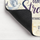 Als ik zwak ben, ben ik sterk. muismat (Hoek)