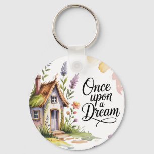 "Als in een droom" Waterverhaalboek Cottage Sleutelhanger
