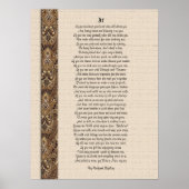 Als inspirerend poëzie door Rudyard Kipling Poster (Voorkant)