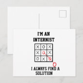 Als internist vind ik altijd een oplossing ansich briefkaart (Voorkant / Achterkant)